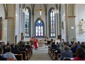 Firmung in St. Crescentius (Foto. Karl-Franz Thiede)